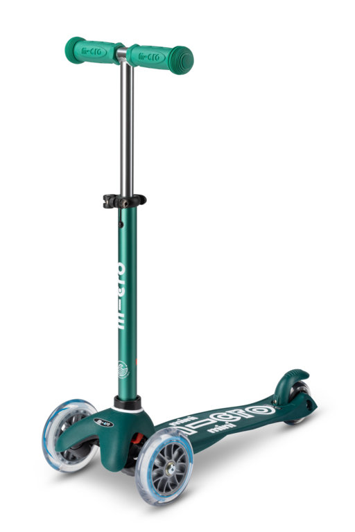 Mini Micro Deluxe ECO, hulajnoga trójkołowa, Green