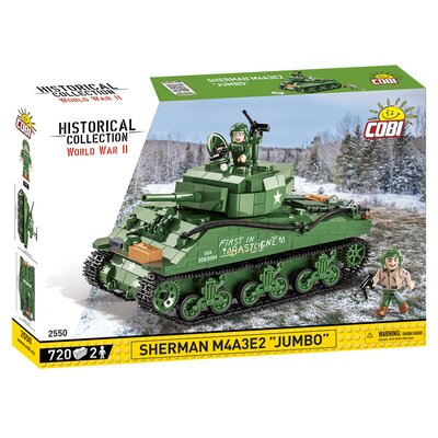 Cobi HC WWII Sherman M4A3E2 Jumbo 720 klocków -