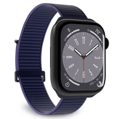 PURO Nylon Sport - Pasek do Apple Watch 42/44/45/49 mm (Granatowy)