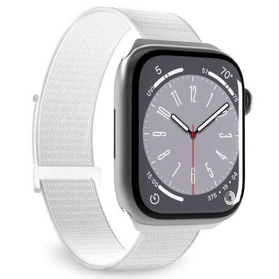 PURO Nylon Sport - Pasek do Apple Watch 38/40/41 mm (Biały)