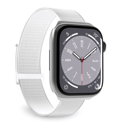 PURO Nylon Sport - Pasek do Apple Watch 42/44/45/49 mm (Biały)