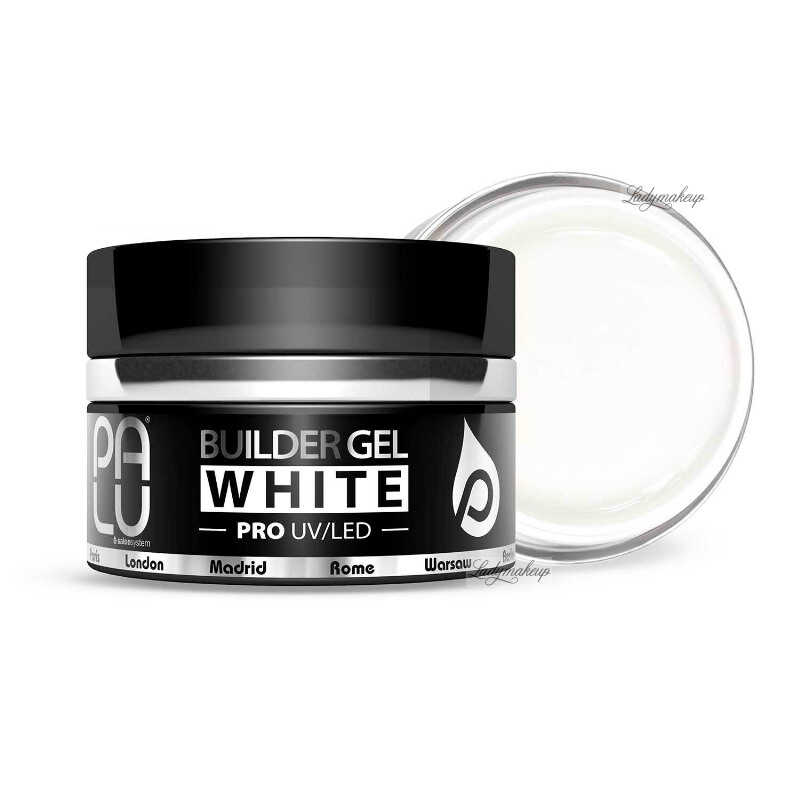 PALU - Builder Gel Cover PRO UV/LED - Budujący żel do paznokci UV/LED - 50 g - WHITE