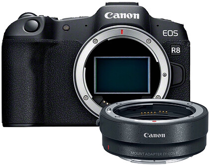 Canon EOS R8 Body + adapter EF-EOS R