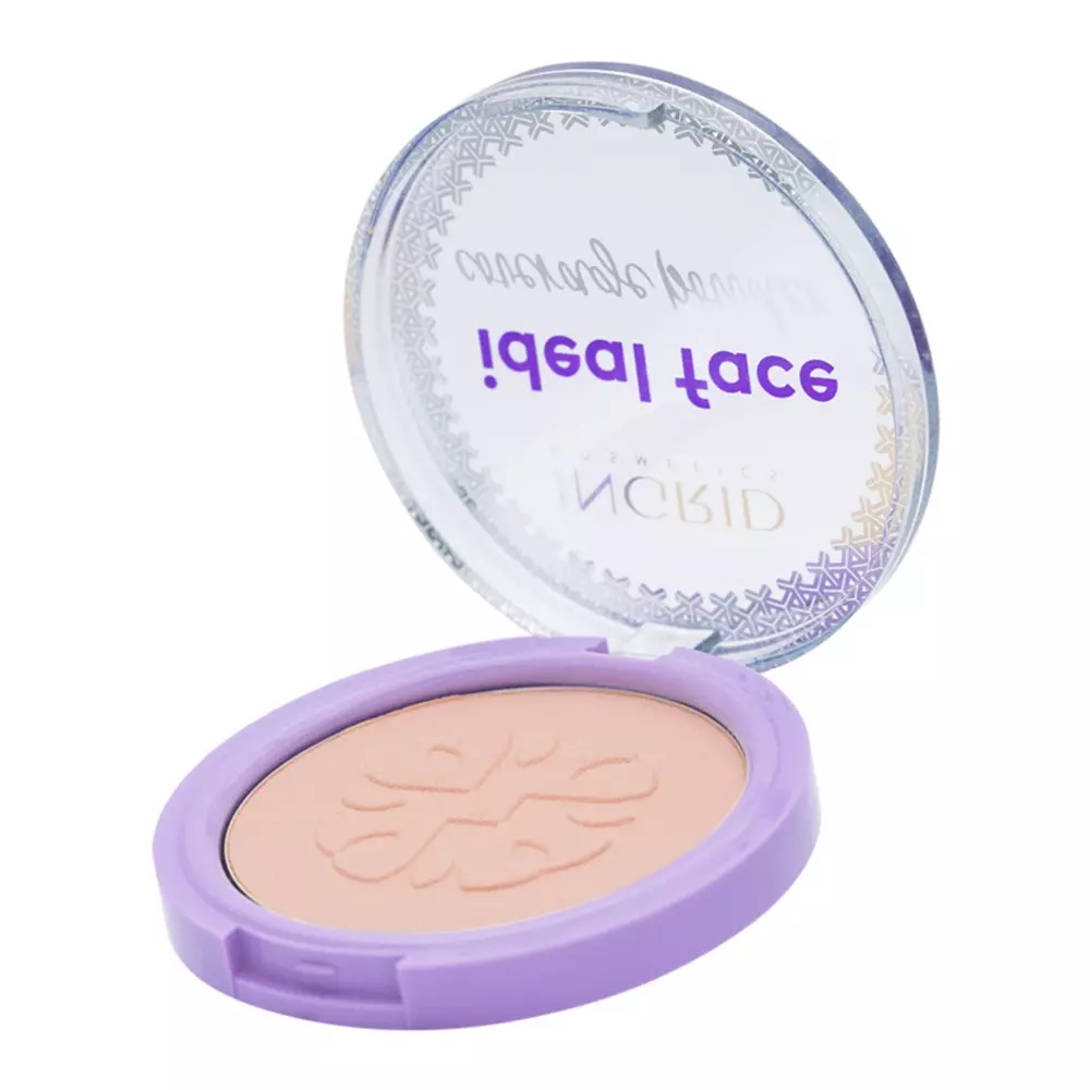 Ingrid Ideal Face puder prasowany z kwasem hialuronowym 03 8g