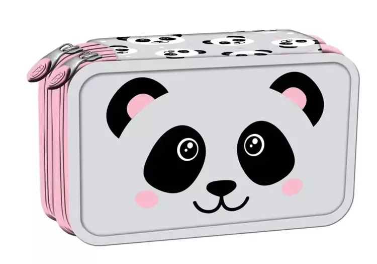 Piórnik 2-komorowy z wyposażeniem PC4 Panda Grey - ST-Majewski