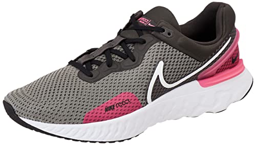 Nike React Miler 3, Trampki męskie, Średni Ash White Hyper Pink Black, 41 EU