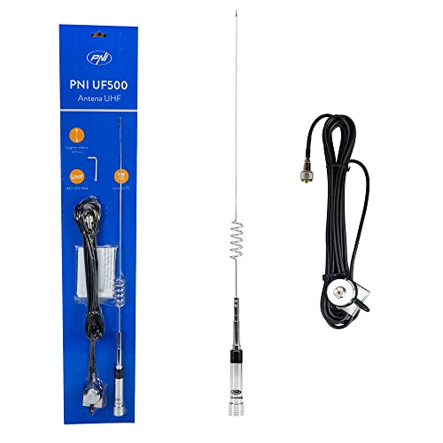 Antena UHF PNI UF500, 63 cm, 430-470 MHz, z kablem PNI T941