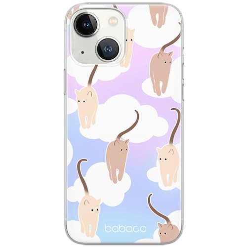 ERT GROUP etui na telefon Apple Iphone 13 MINI, case oryginalny i oficjalnie licencjonowany przez Babaco, wzór Cats 015, optymalnie dopasowane, plecki z TPU