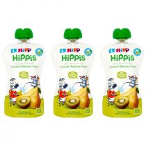 Hipp Mus owocowy Gruszki-Banany-Kiwi po 6. miesiącu zestaw 3 x 100 g Bio