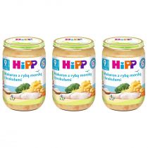 Hipp Makaron z rybą morską i brokułami po 9. miesiącu zestaw 3 x 220 g