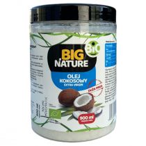 Big Nature Olej kokosowy extra virgin tłoczony na zimno zestaw 2 x 900 ml Bio