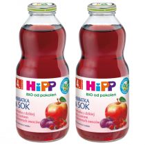 Hipp Herbatka z dzikiej róży z sokiem z czerwonych owoców po 4. miesiącu zestaw 2 x 500 ml Bio