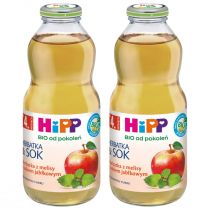 Hipp Herbatka z melisy z sokiem jabłkowym po 4. miesiącu zestaw 2 x 500 ml Bio