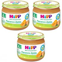 Hipp Pierwsza dynia po 4. miesiącu zestaw 3 x 80 g Bio