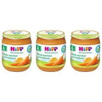 Hipp Młoda marchew z ziemniakami po 4. miesiącu zestaw 3 x 125 g Bio