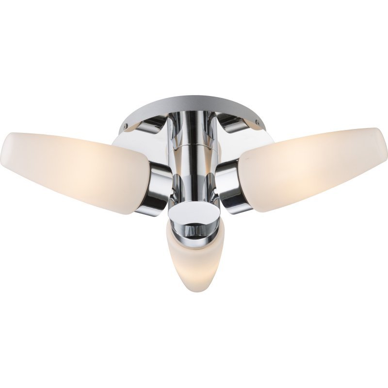 Globo Lighting Plafon Vida 63101-3D lampa sufitowa 3x40W E14 chrom czarny
