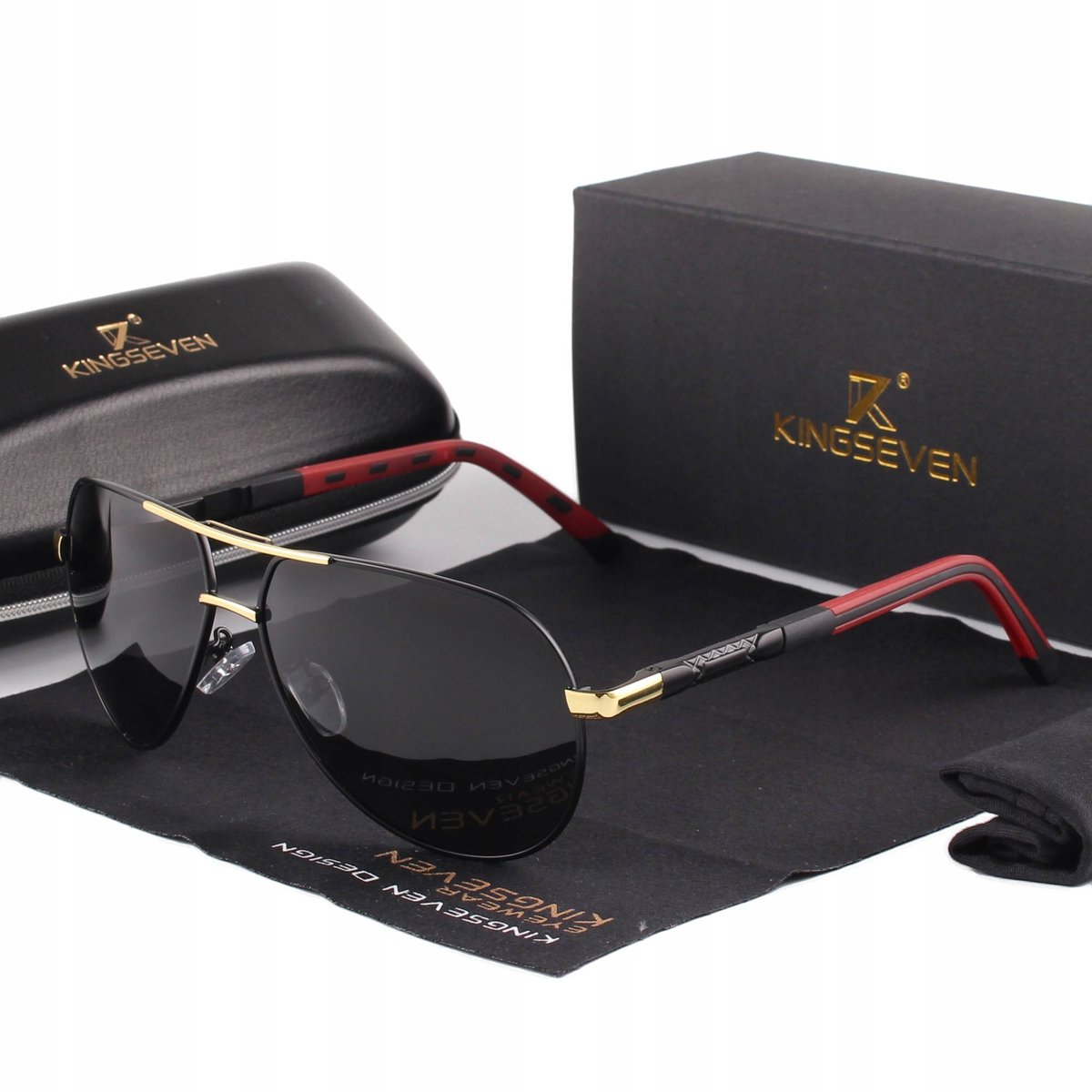 Okulary aviator przeciwsłoneczne kingseven