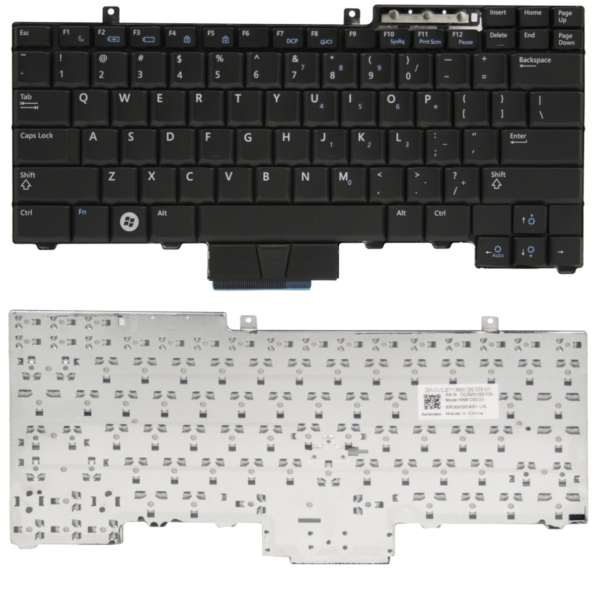 DELL Klawiatura E6500 E6510 E5400 Czarna E6500