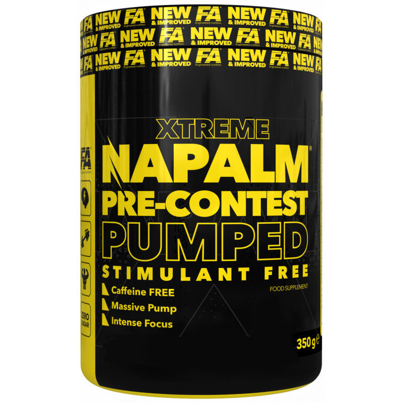 Fitness Authority Napalm Pre-Contest Pumped Stimulant Free - 350g