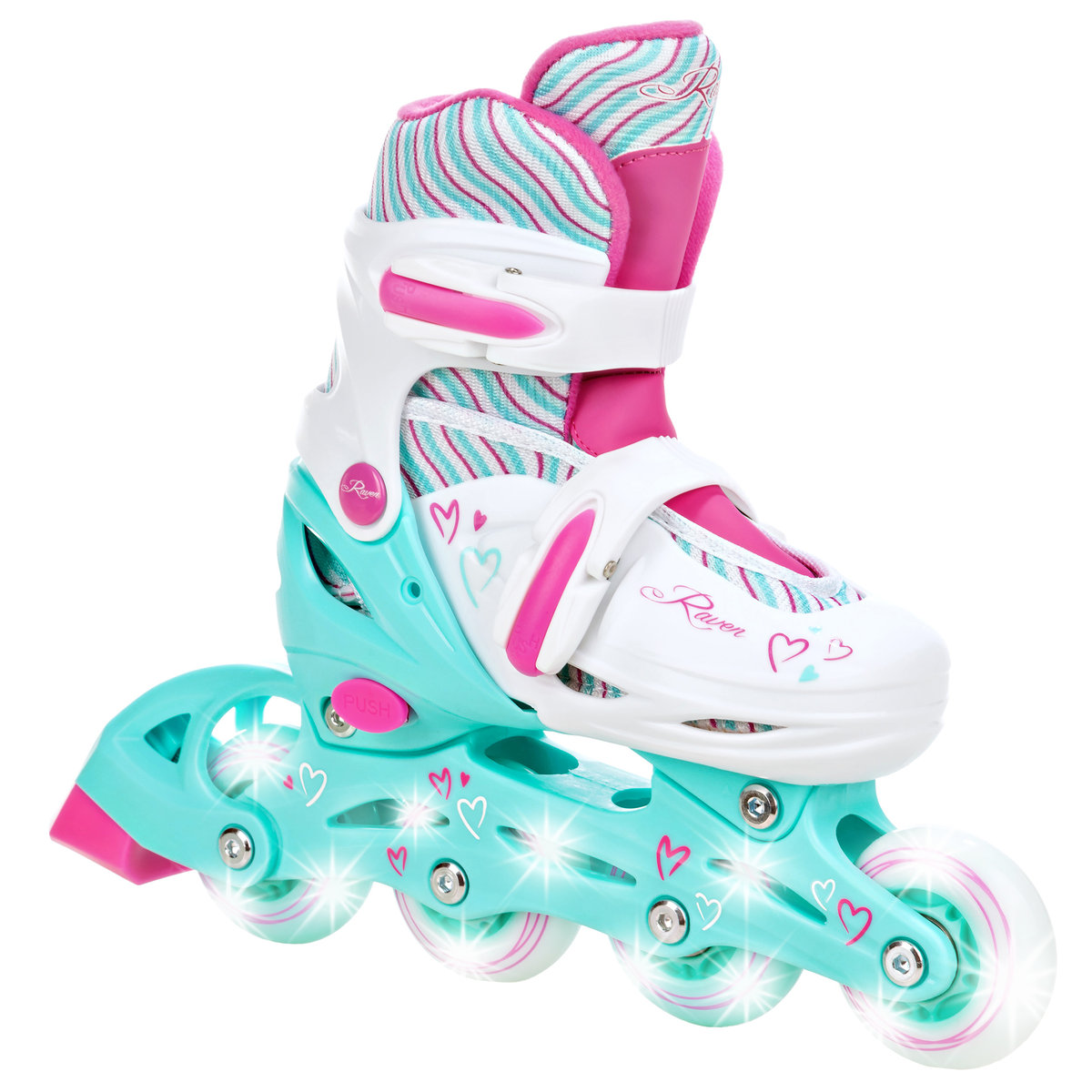 Rolki Raven Loret 34-37 (M) (all LED wheels)