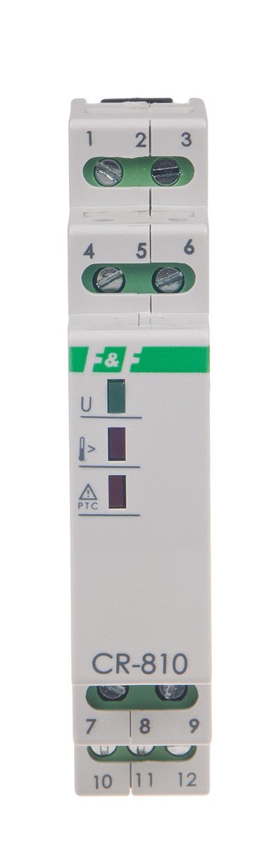 F&F Regulatory temperatury. Przekaźniki zabezpieczeń temperaturowych CR-810DUO