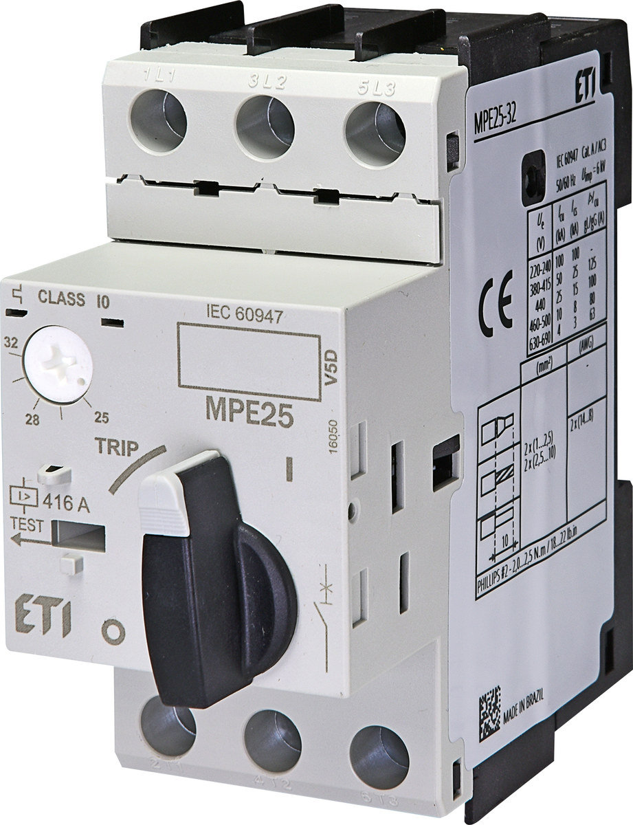 ETI polam Wyłącznik silnikowy 3P 15kW 25-32A MPE25-32 004648014 004648014