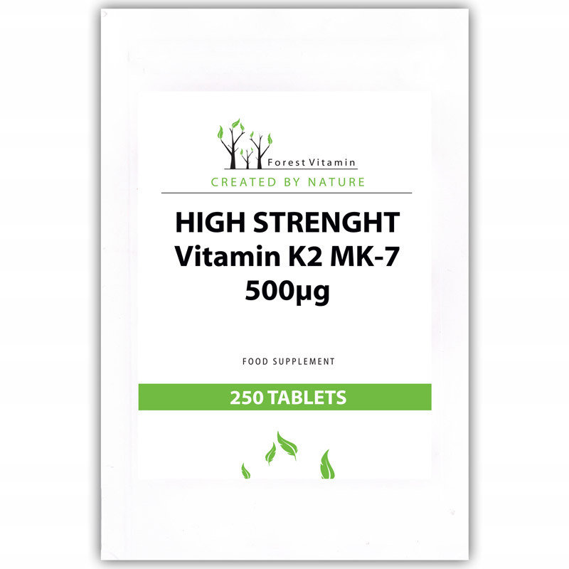 Forest Witamina K2 MK-7 500mcg 250 tab Naturalna