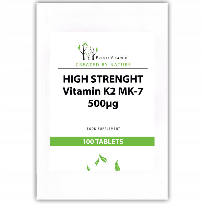 Forest Witamina K2 MK-7 500mcg 100 tab Naturalna