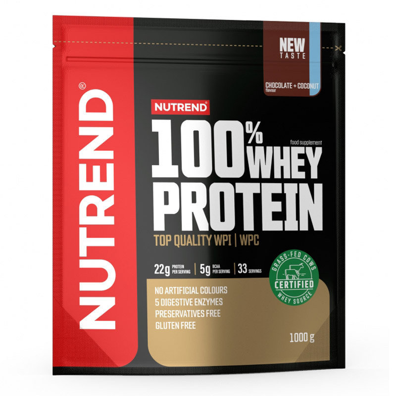 Nutrend 100% Whey Protein New 1000 g czekoladowo kokosowy