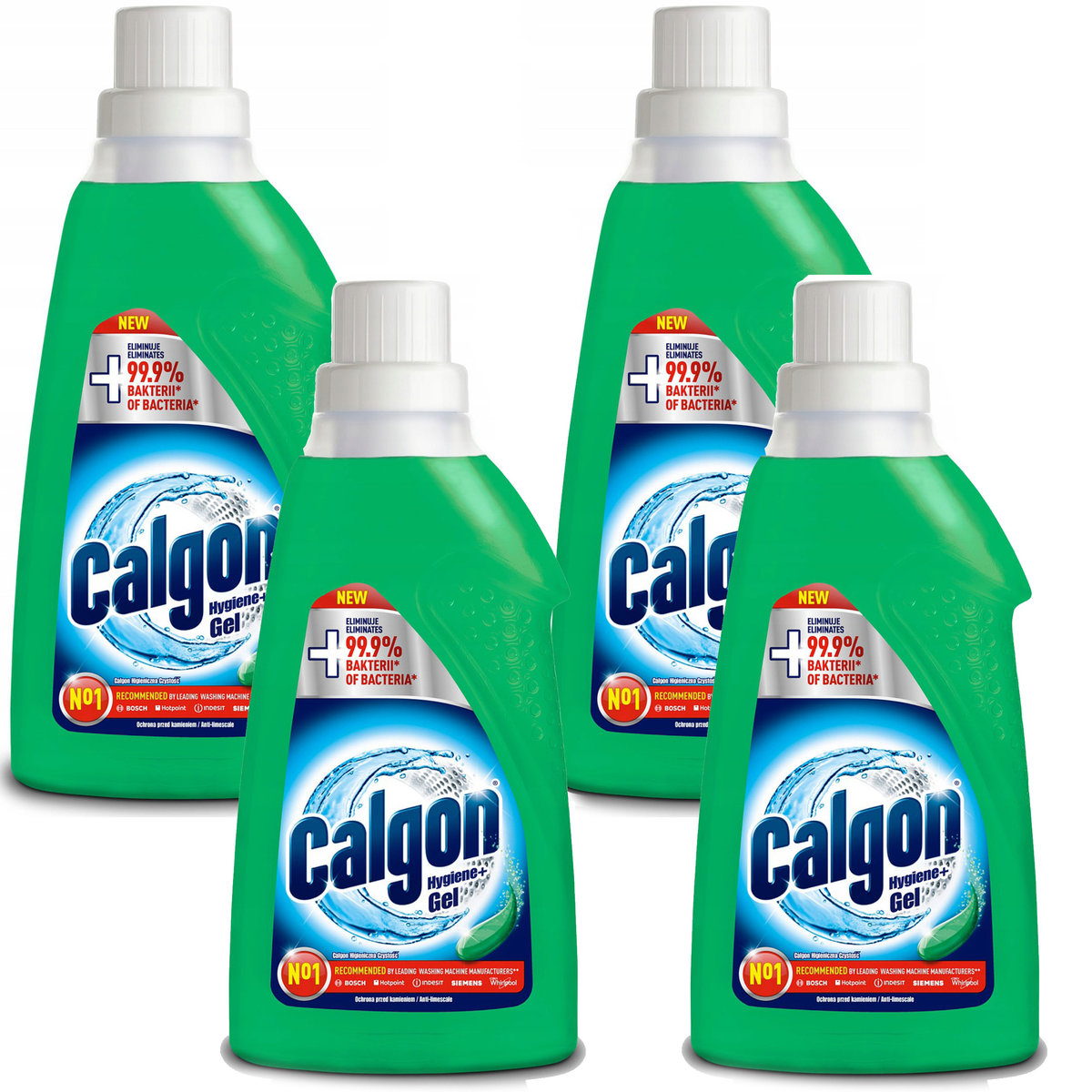 Zestaw Calgon Hygiene Plus Żel Odkamieniacz Pralki 3L