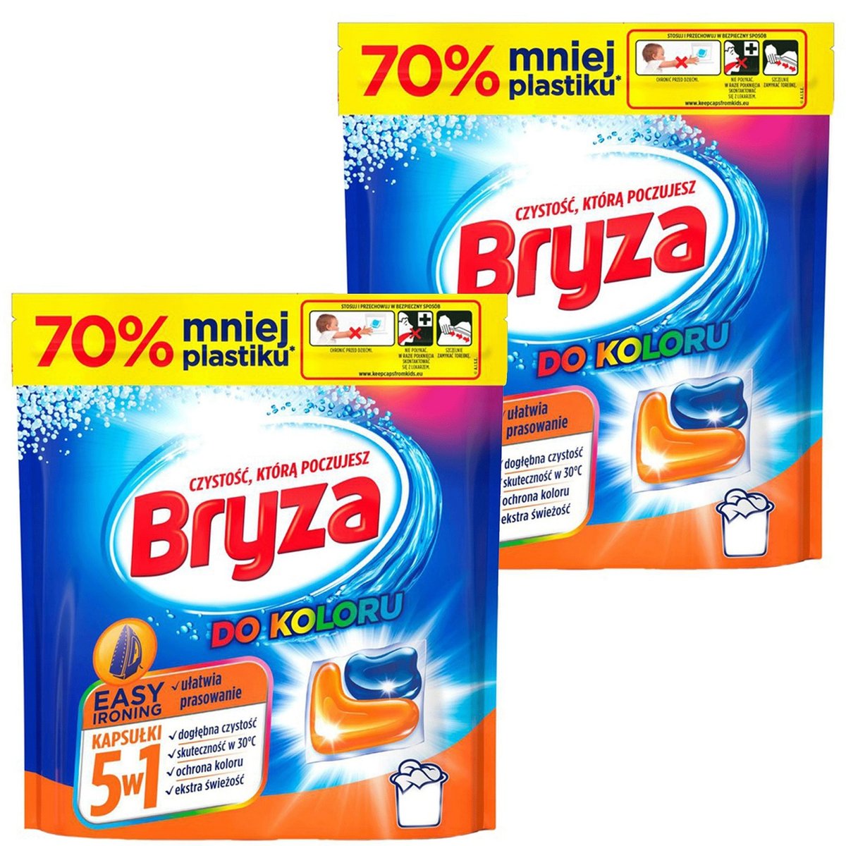 Zestaw Bryza kapsułki 5w1 Easy Ironing 76 szt