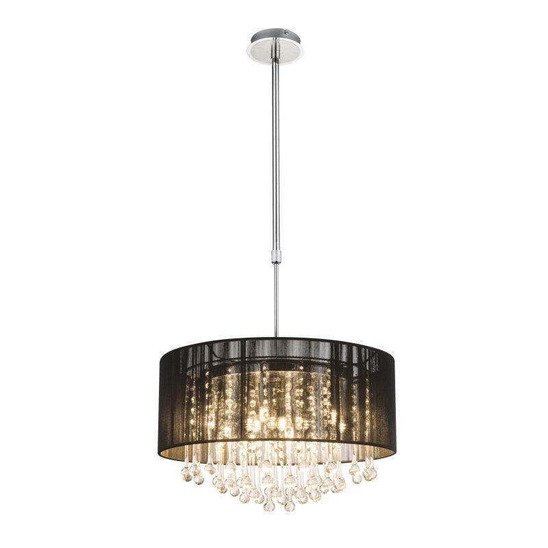 Globo Lighting Oświetlenie Bagana Lampa Wisząca LED Chrom, 12-punktowe 15095H