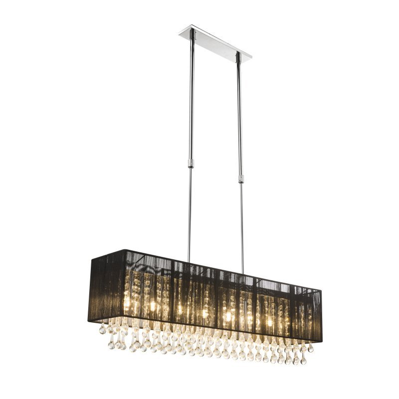 Globo Lighting Oświetlenie Bagana Lampa Wisząca LED Chrom, 8-punktowe 15095H2
