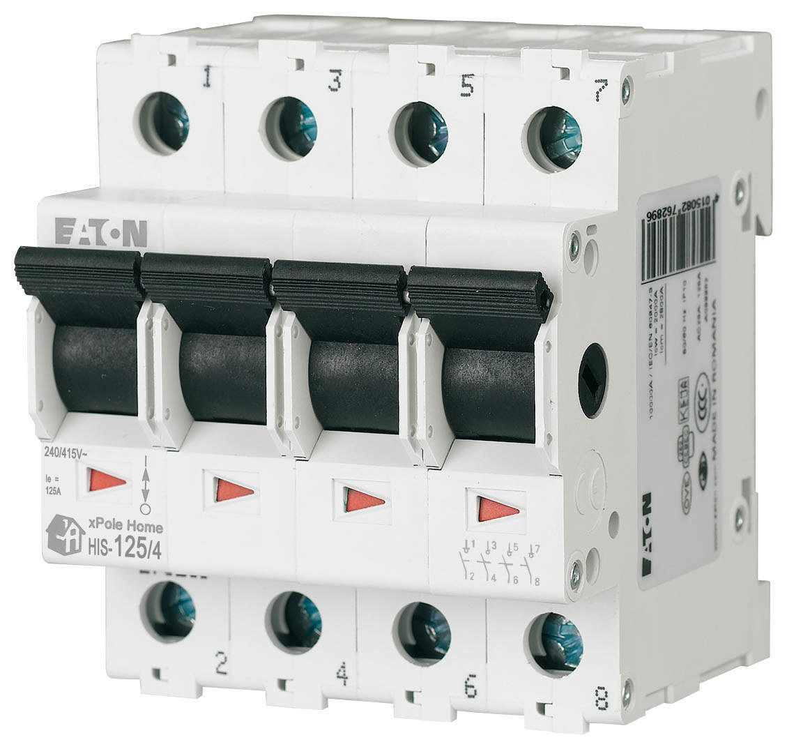Eaton Rozłącznik modułowy 125A 4P HIS-1254 142835 142835