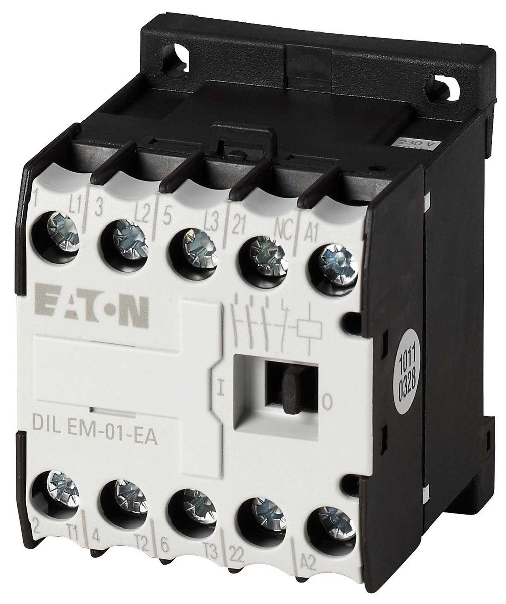 Eaton Stycznik mocy 9A 3P 230V AC 0Z 1R DILEM-01-EA(230V50HZ.240V60HZ) 189985 189985