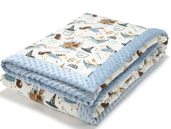 Koc Narzuta 140X200 Cm Prince Wind Blue La Millou