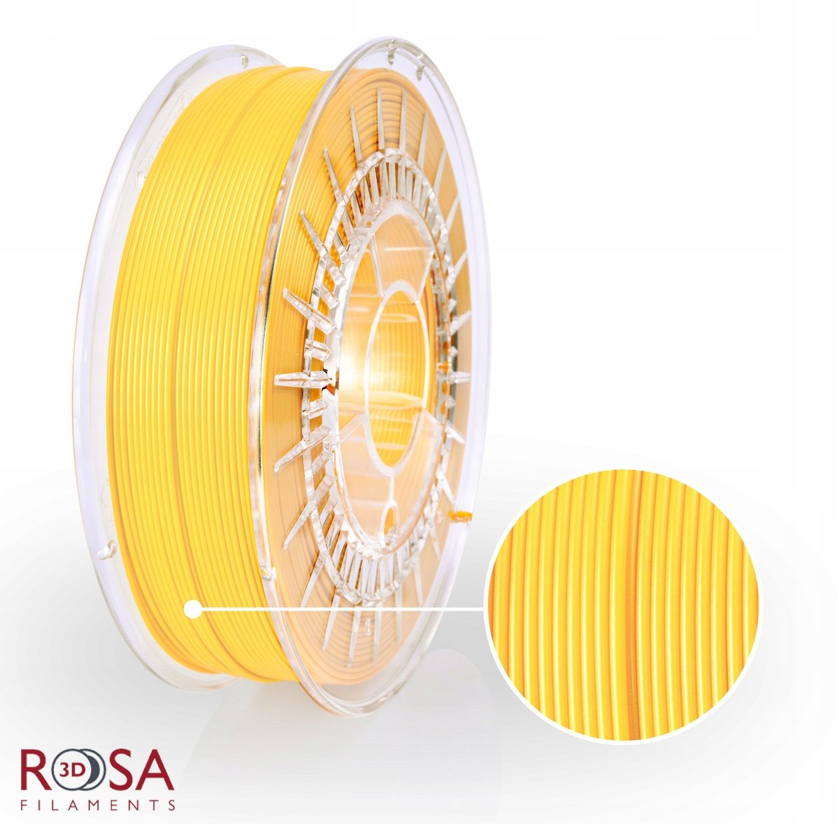Filament Asa Rosa 3D 1.75mm Yellow 0.7kg
