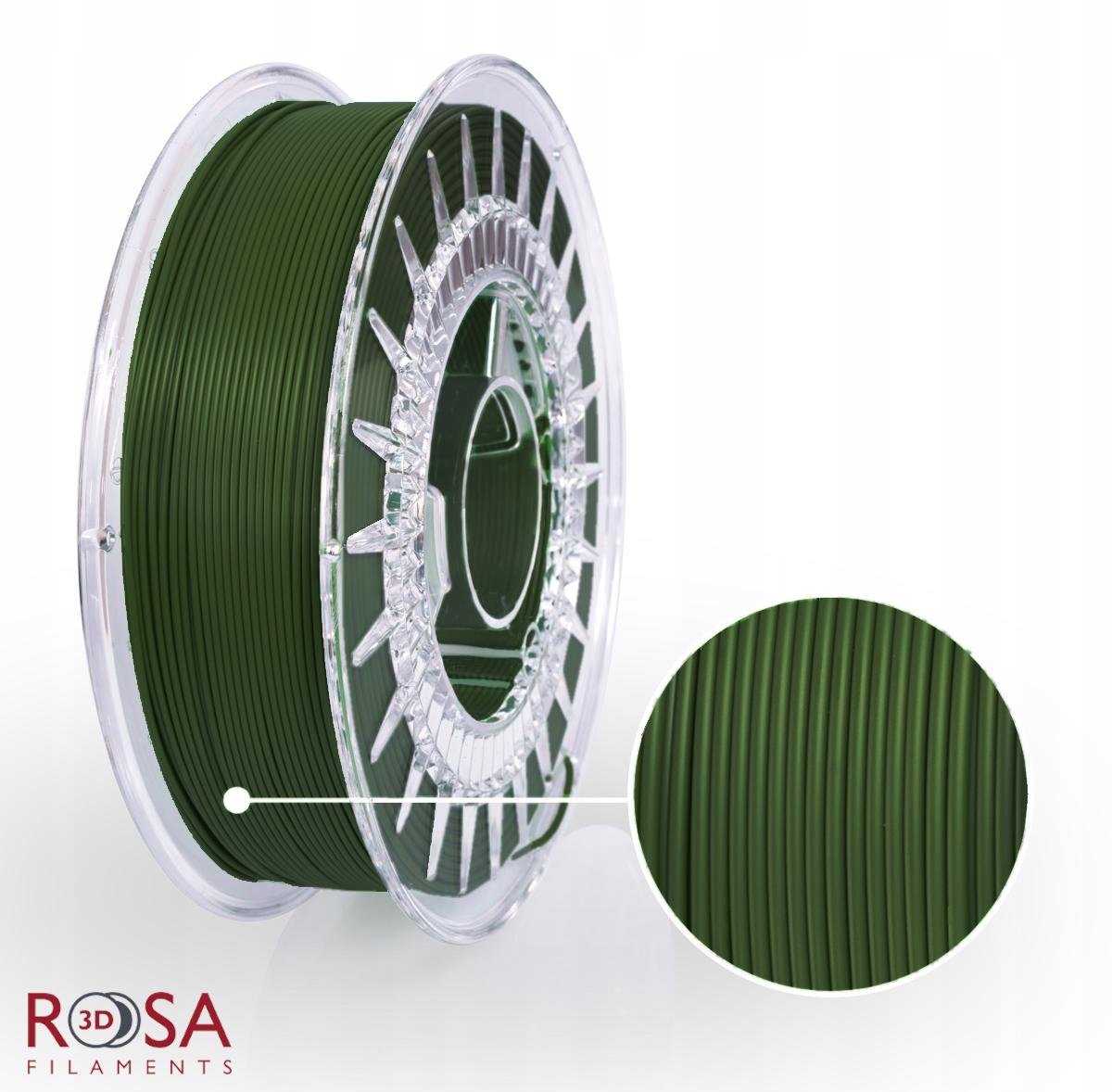 Filament ROSA 3D PETG 1,75mm 800g Army Green Khaki