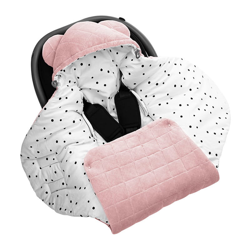 Otulacz Kocyk Do Fotelika Samochodowego Royal Baby Pink Sleepee