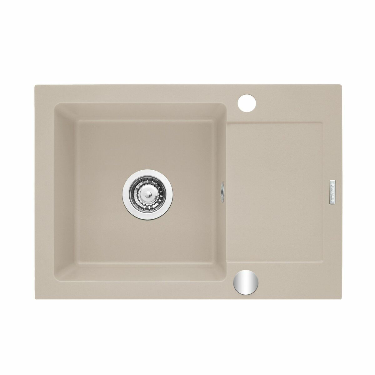 Maidsink  Zlewozmywak granitowy Milos Beżowy