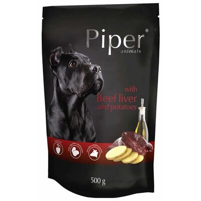 DOLINA NOTECI PIPER Wątroba Wołowa z Ziemniakami Saszetka 500g