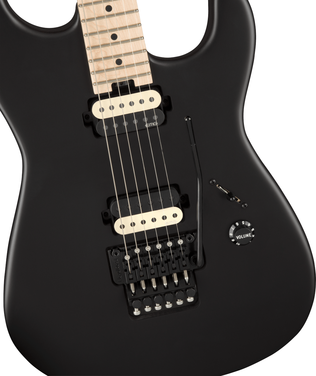 Charvel Jim Root Signature Pro-Mod San Dimas Style 1 HH FR M Maple Fingerboard Satin Black