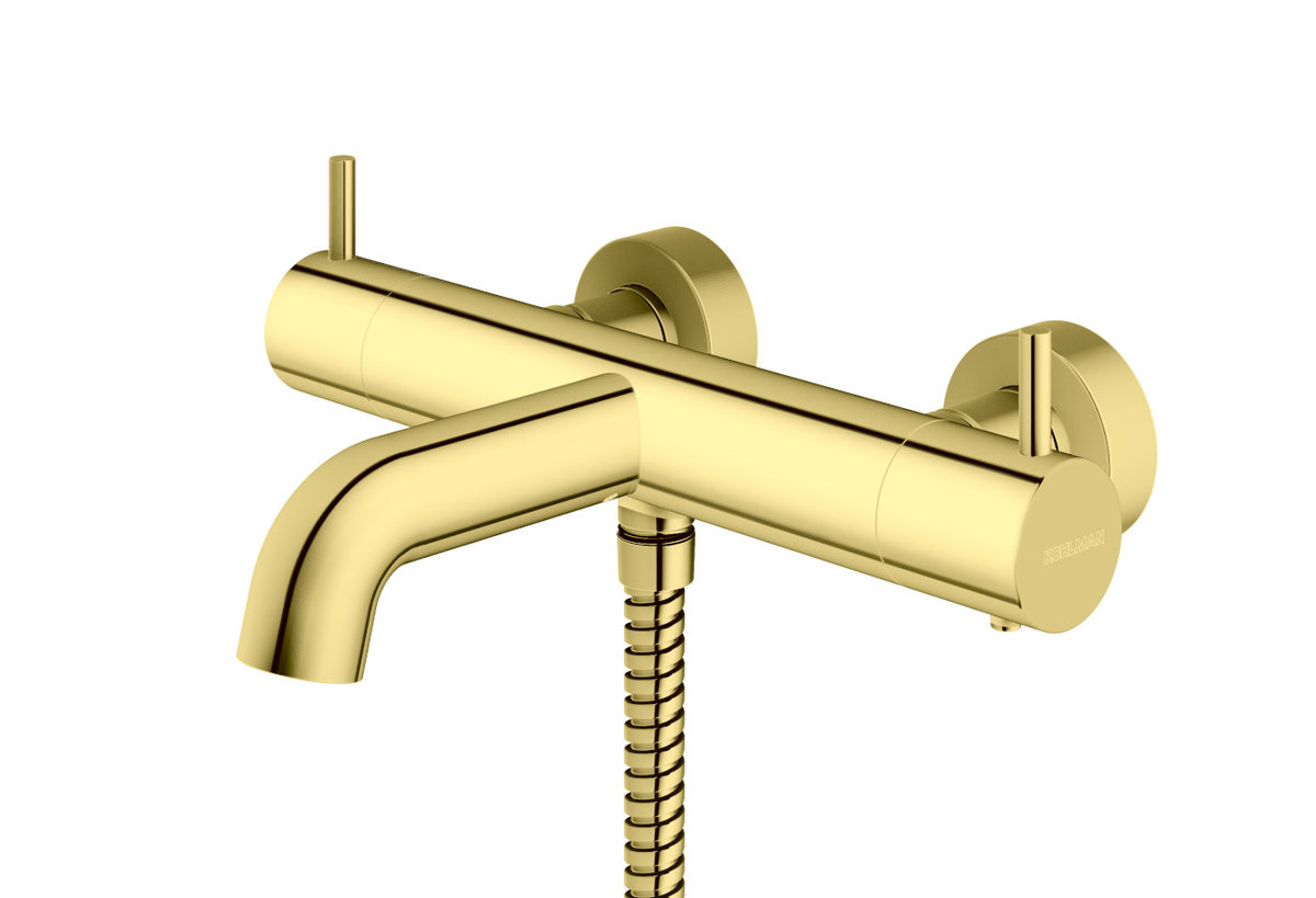 Kohlman Axel Gold bateria wannowo-prysznicowa złoty QW710AGD QW710AGD