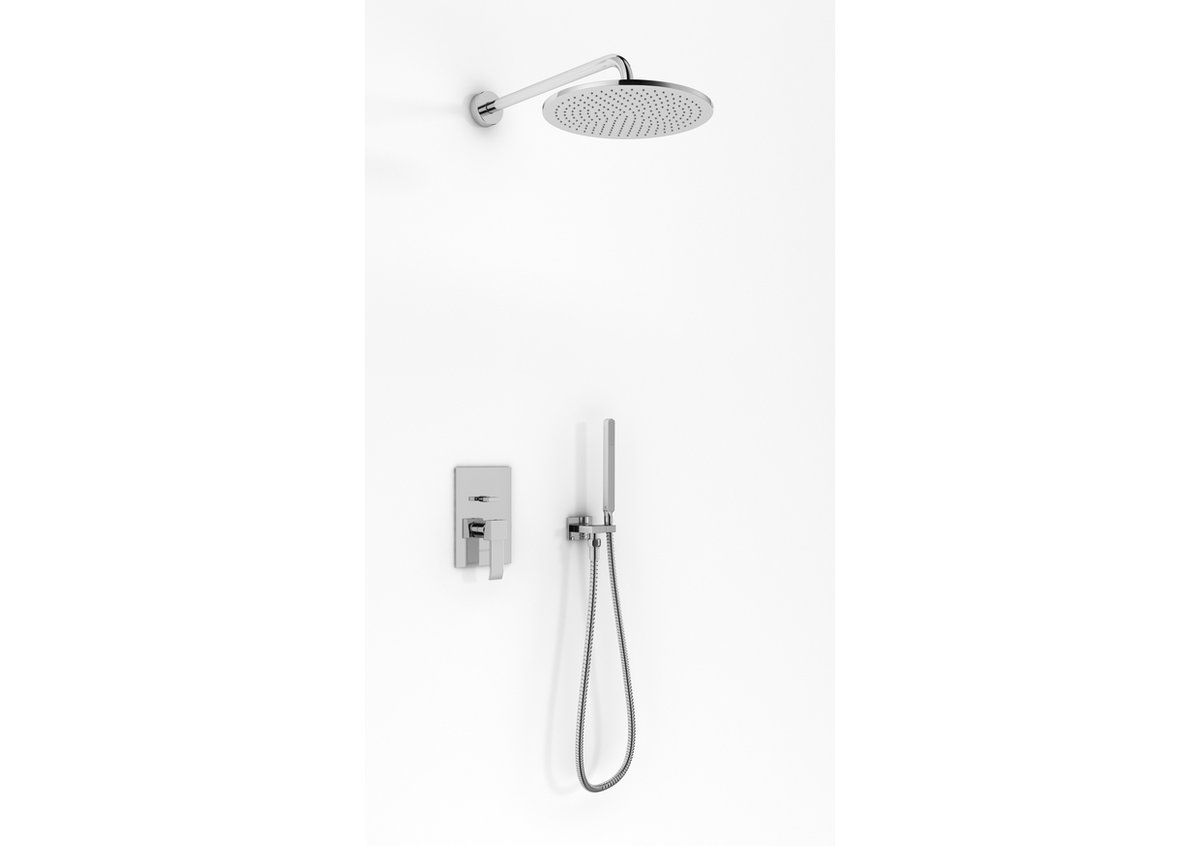 Kohlman Axis zestaw prysznicowy chrom deszczownica 40cm QW210NR40  QW210NR40