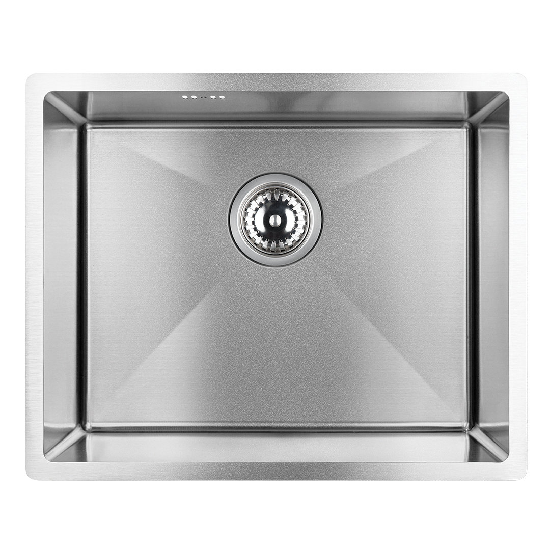 Laveo Marmara zlewozmywak stalowy 54x44 cm podwieszany inox SAM010P