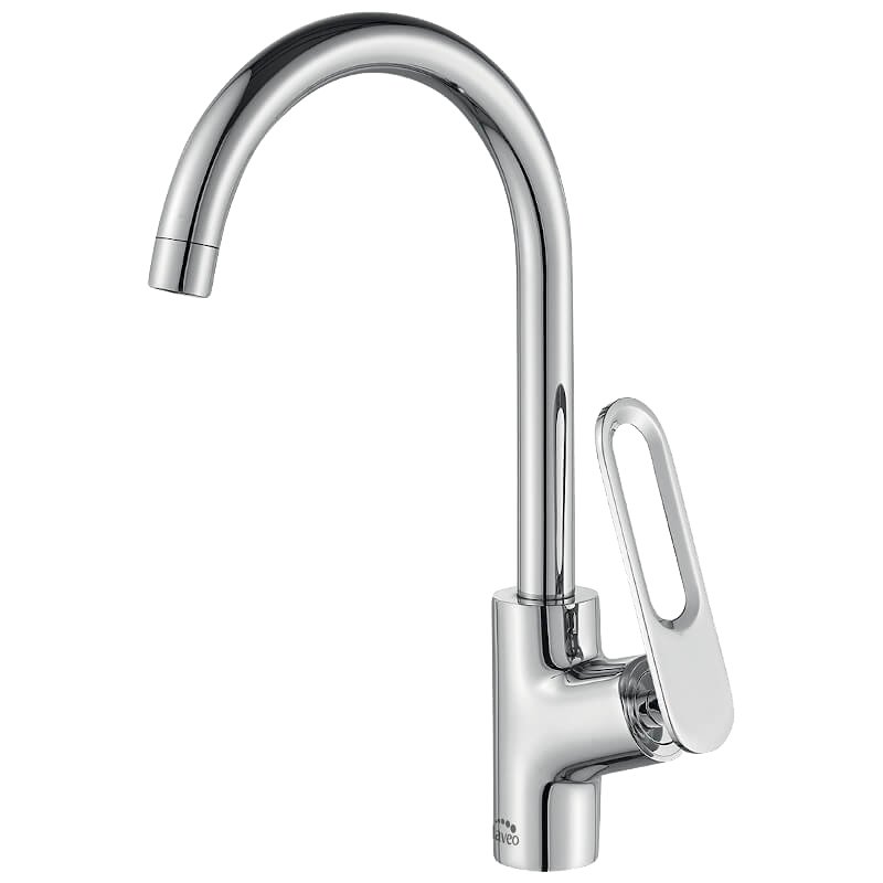 Laveo Bateria zlewozmywakowa stojąca chrom TIERRA BAJ 068D