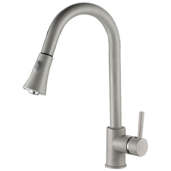 Laveo Bateria zlewozmywakowa z wyc. wyl. szara DARU BLD 969D