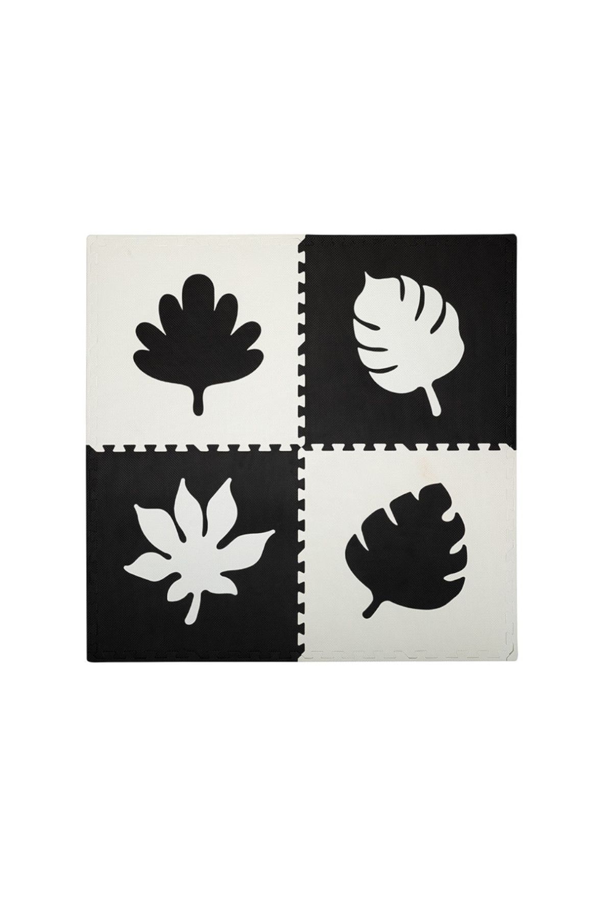 MoMi FELI mata puzzle piankowe - czarne