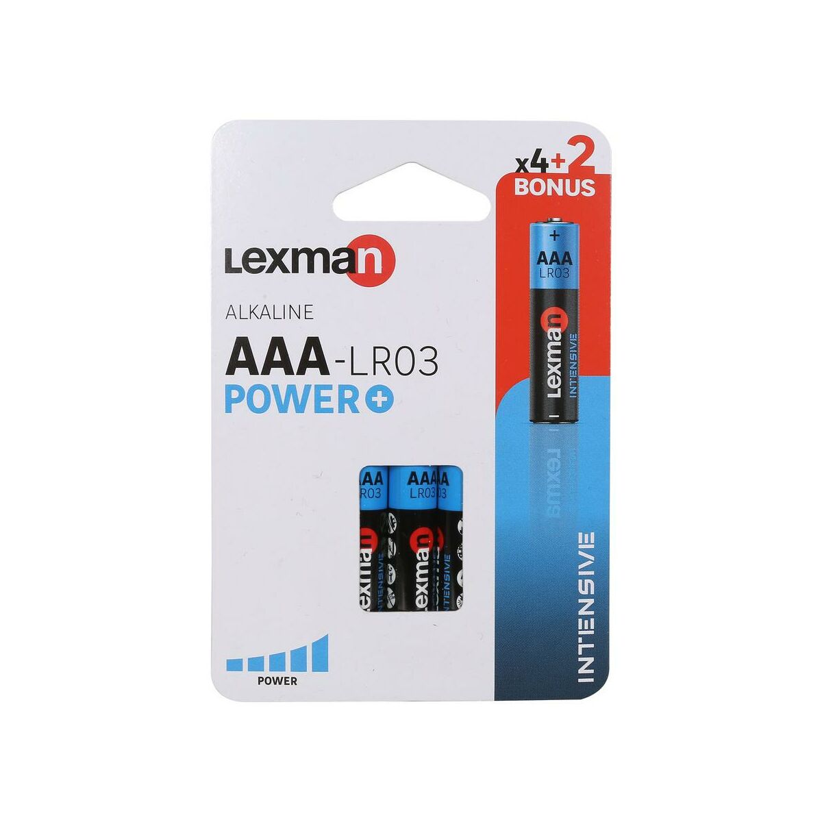 Bateria alkaliczna INTENSIVE LR03/AAA 6 SZT. LEXMAN
