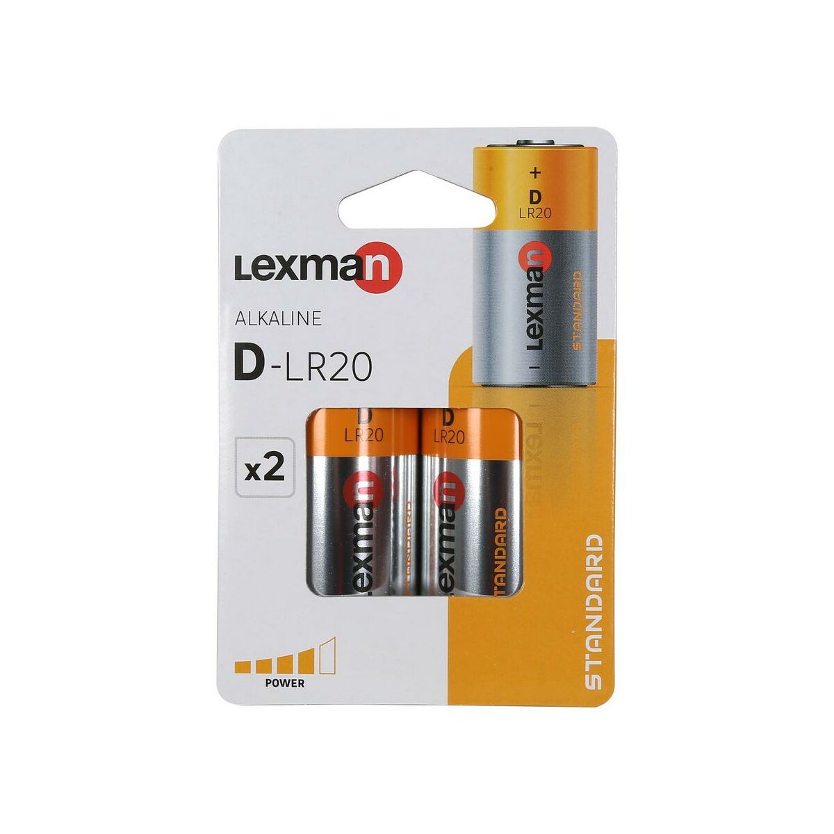 Bateria alkaliczna D-LR20 2 SZT. LEXMAN